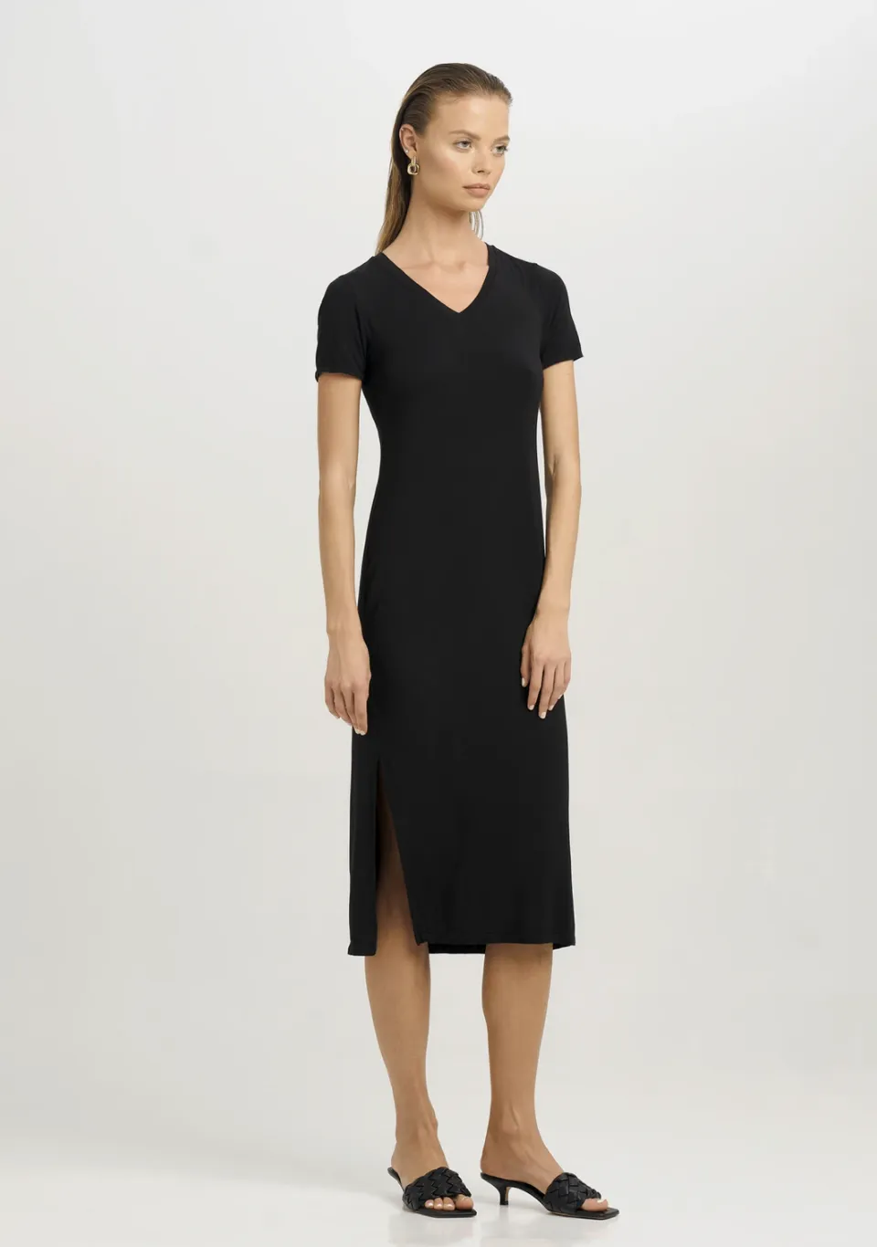 Marie V-Neck T-Shirt Dress
