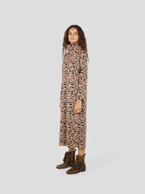 Marshall dress in Feline knit