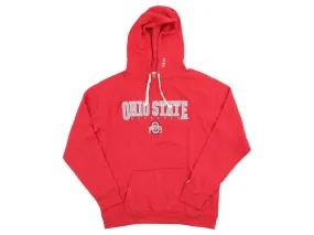 Men's Faded Red Embroidered Hoodie