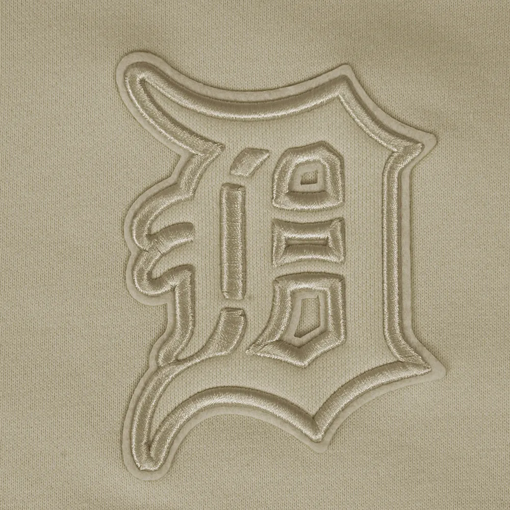 MLB DETROIT TIGERS NEUTRAL WOMEN'S CREWNECK (TAUPE)