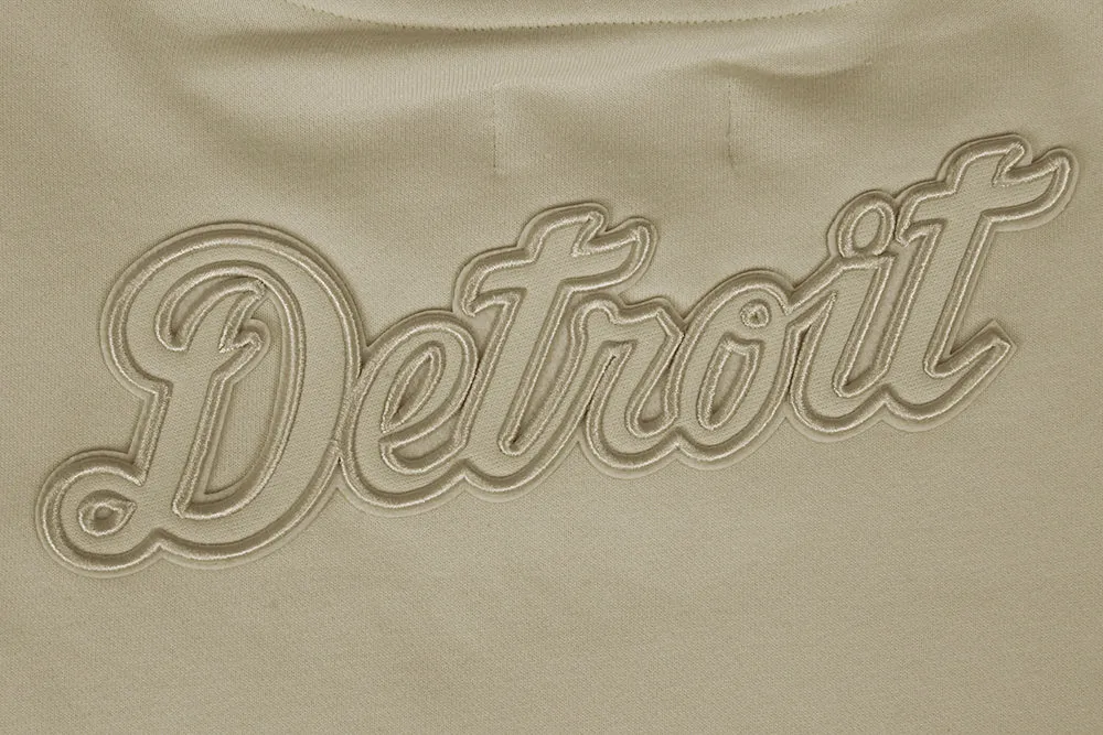 MLB DETROIT TIGERS NEUTRAL WOMEN'S CREWNECK (TAUPE)