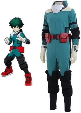 My Hero Academia Midoriya Izuku Deku Jumpsuit Halloween Full Set Cosplay Costume