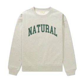 Natural Crewneck, Heather