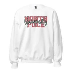 North Pole University Crewneck Pullover Sweatshirt