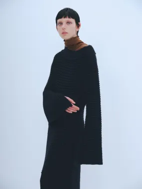 Off-shoulder Knit Dress