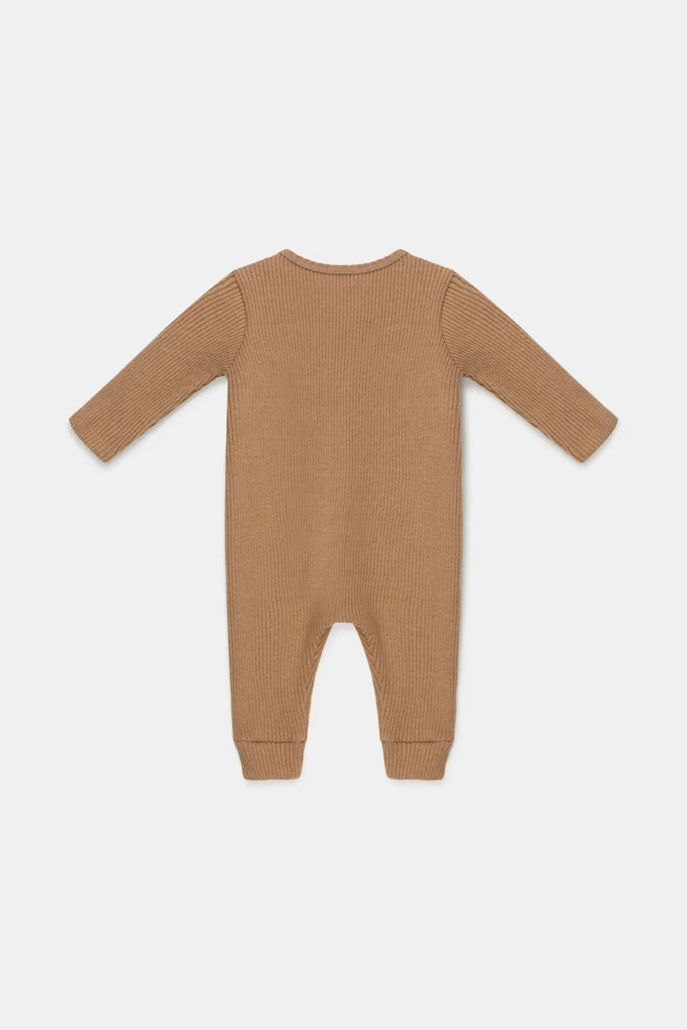 Organic rib baby jumpsuit