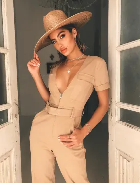 Phillipa Jumpsuit - Tan