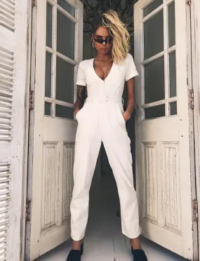 Phillipa Jumpsuit - White