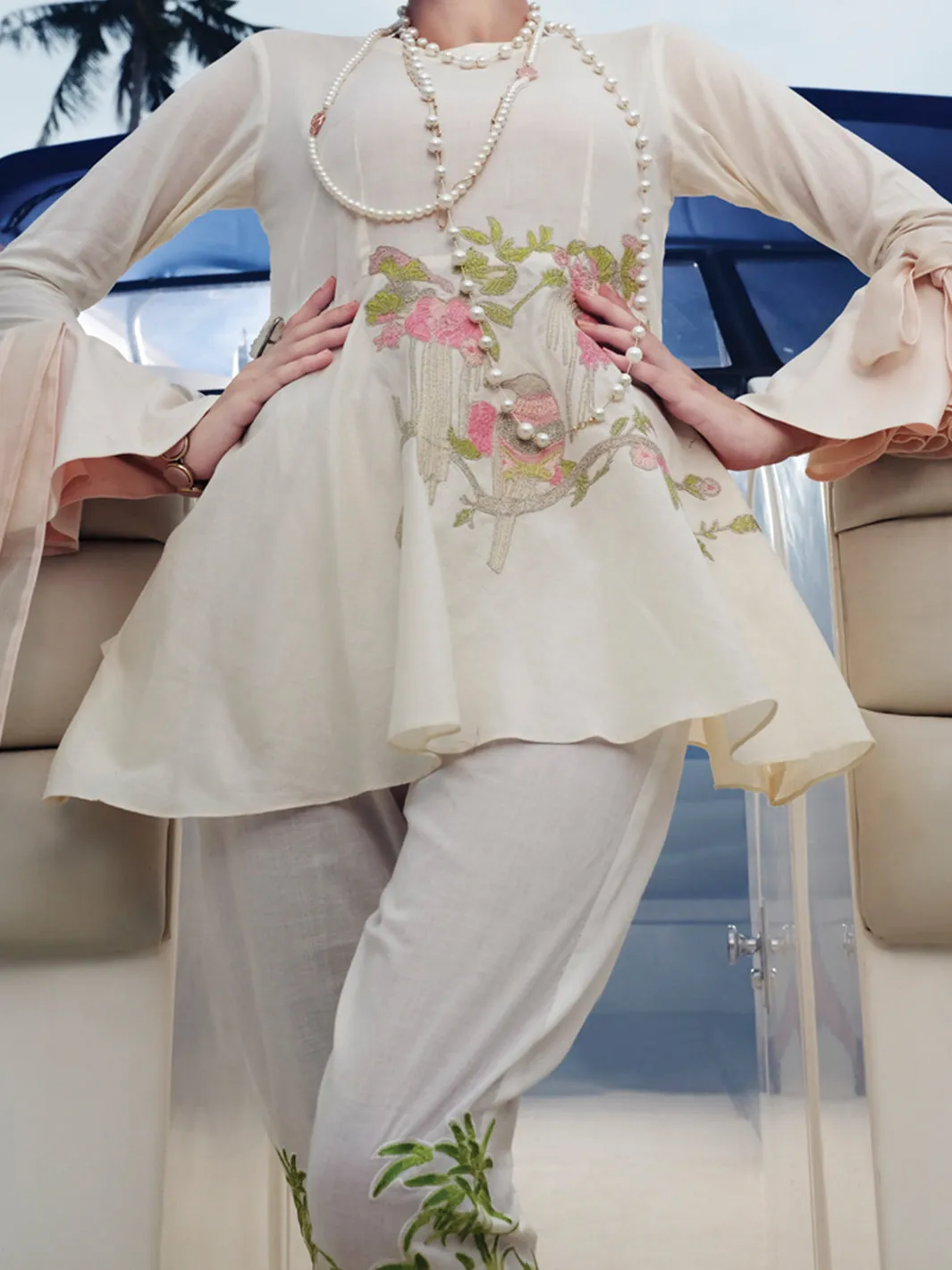Pink Lawn Tunic - LK-656