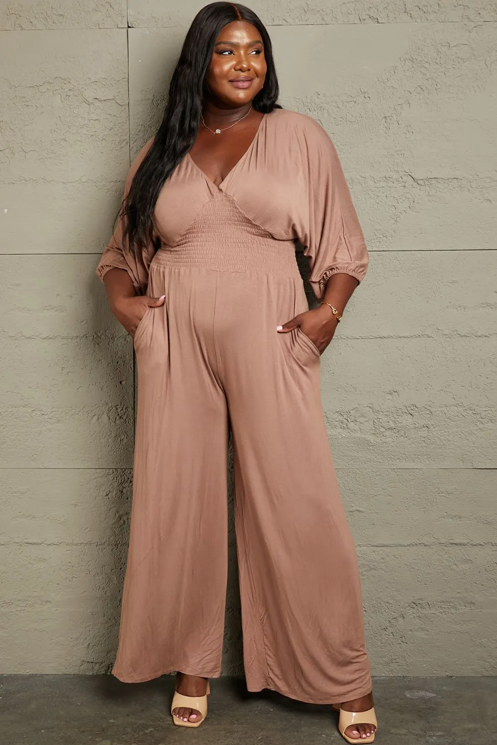 Pink Sands Flowy Jumpsuit