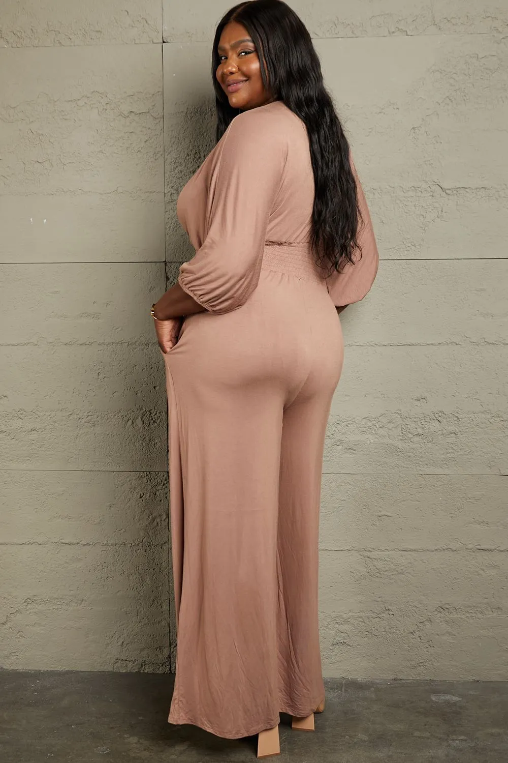 Pink Sands Flowy Jumpsuit
