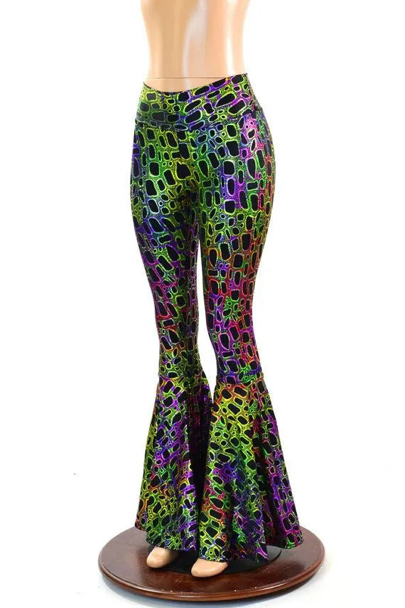 Poisonous High Waist Bell Bottom Flares