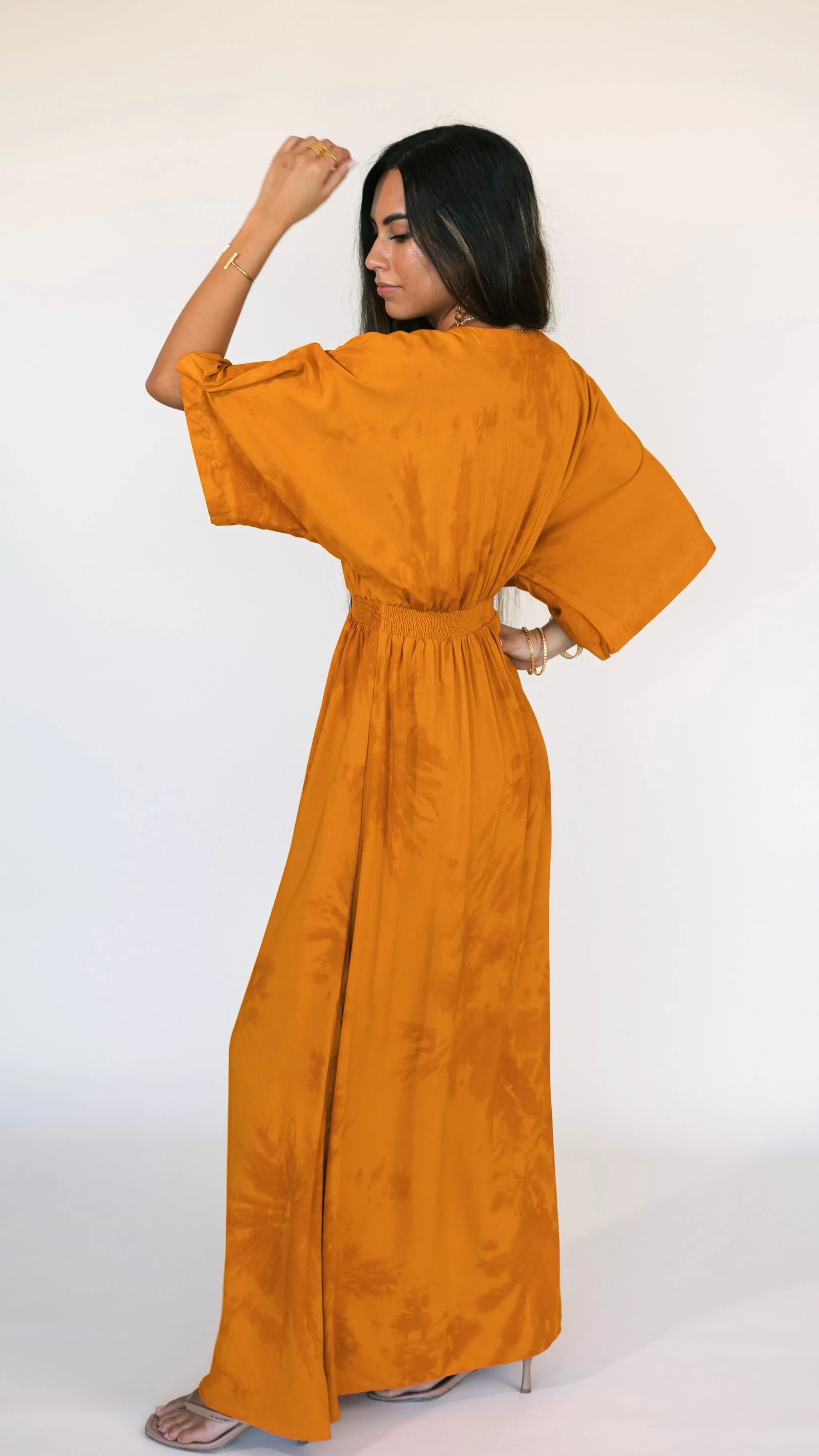 Poppy Dress / Tangerine Sunset