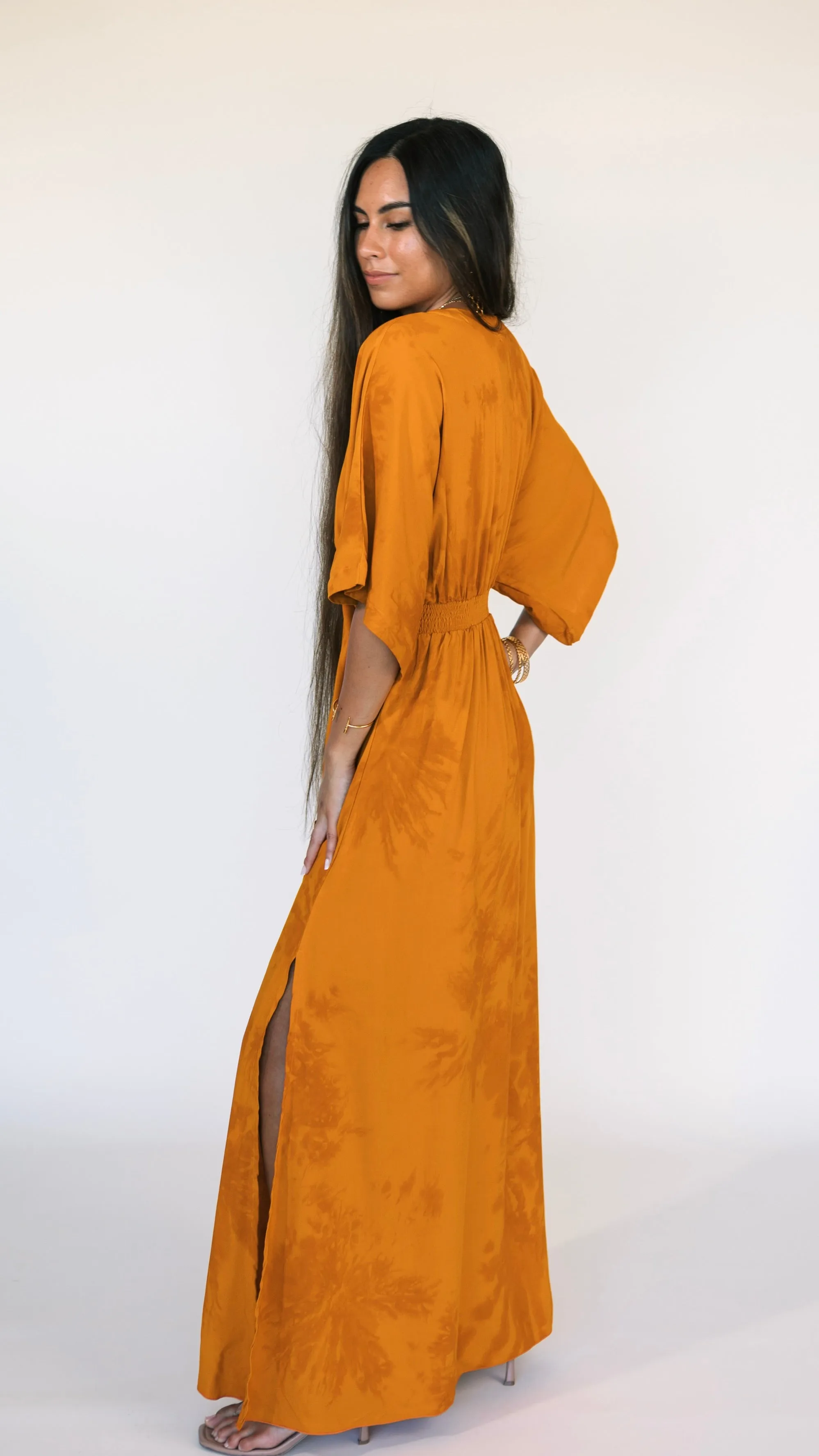 Poppy Dress / Tangerine Sunset