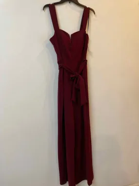 Premier Amour  Size 12 Maroon NWT Jumpsuit