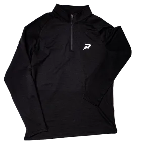Quantum Lite Performance Quarter Zip Pullover - Black