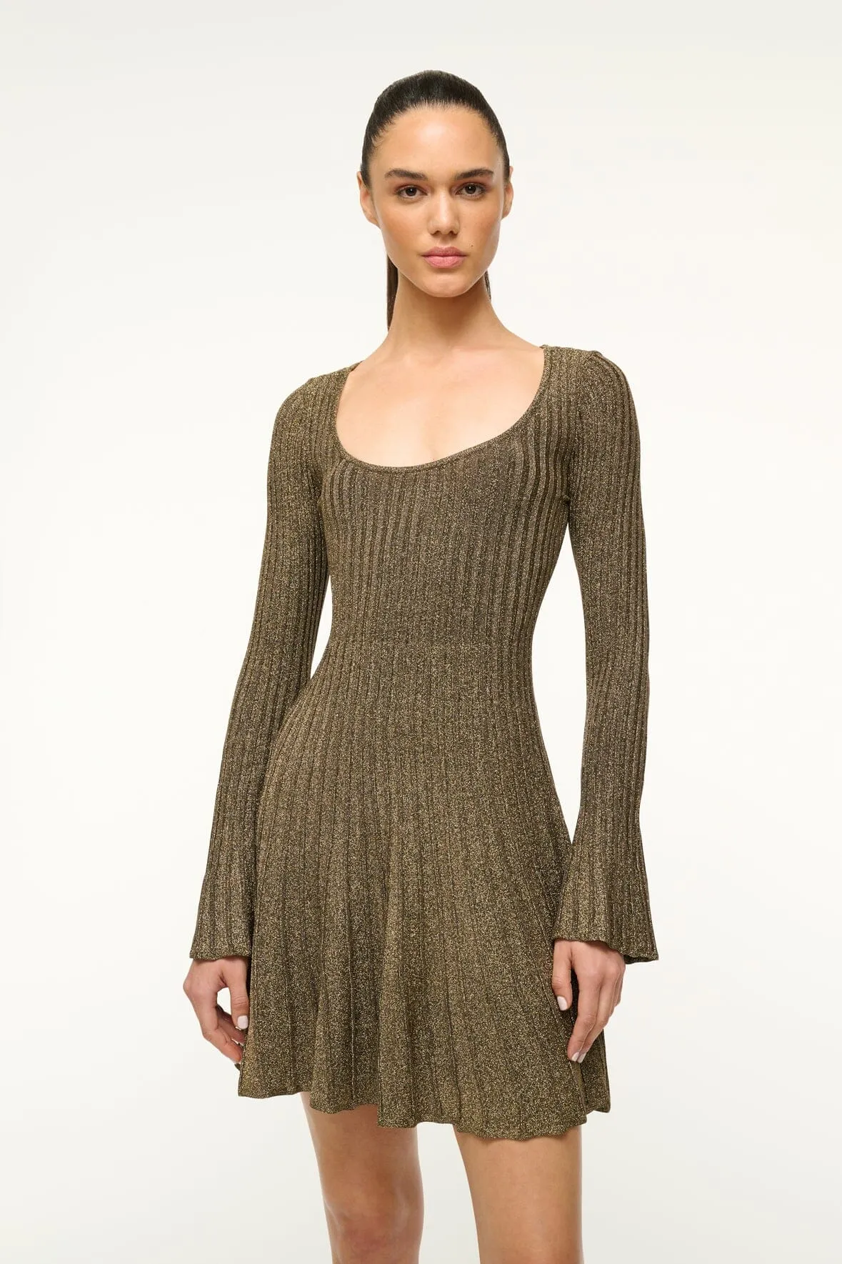 RAQUEL DRESS | METALLIC GOLD