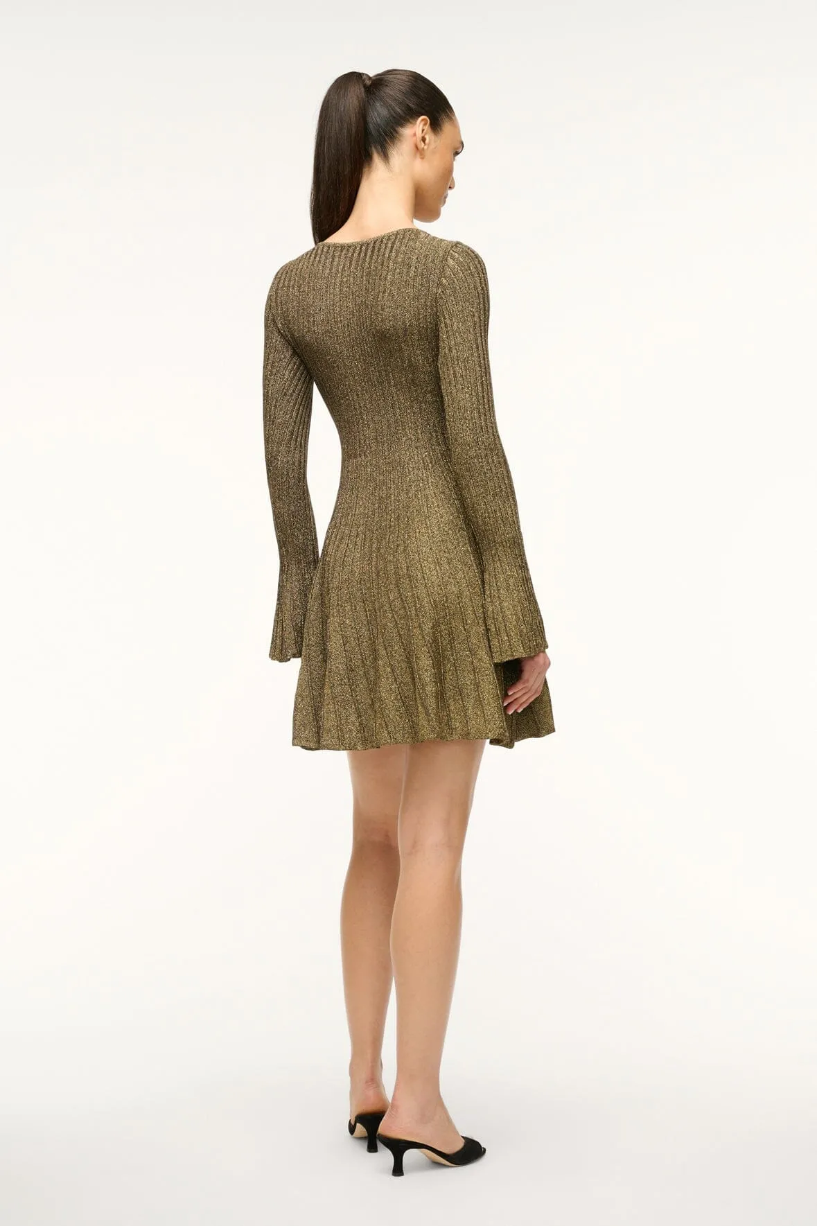 RAQUEL DRESS | METALLIC GOLD