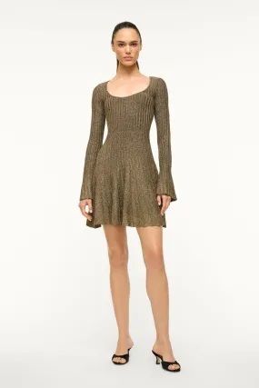 RAQUEL DRESS | METALLIC GOLD
