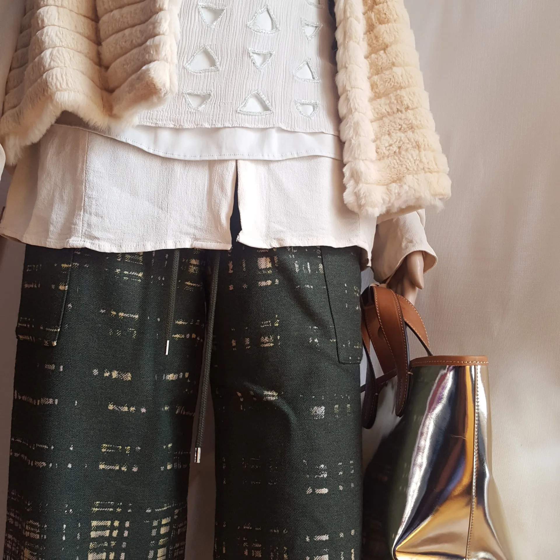 Rebecca Minkoff Plaid Atlantic Pants size S