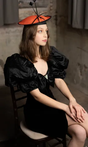 RENT Vintage Cocktail Dress with exaggerated Sleeves