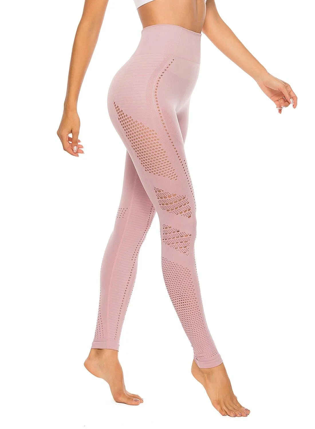 SEASUM Women's High Waist Tummy Control Yoga Pants