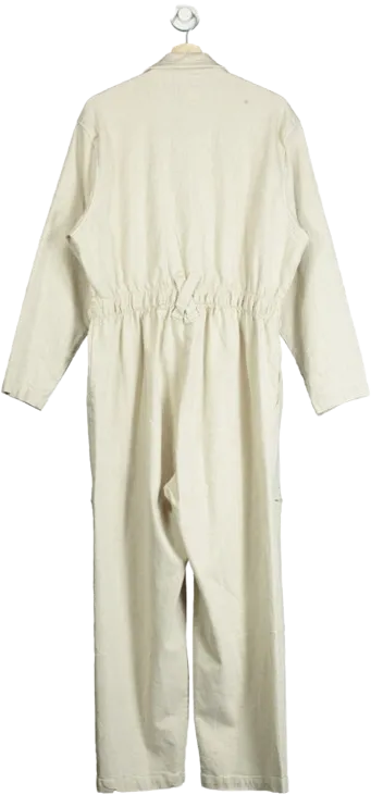 seventy   mochi Beige Amelia All In One Jumpsuit UK 16