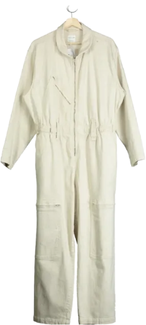 seventy   mochi Beige Amelia All In One Jumpsuit UK 16