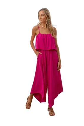 Sew In Love Full Size Sleeveless Wide Leg Jumpsuit