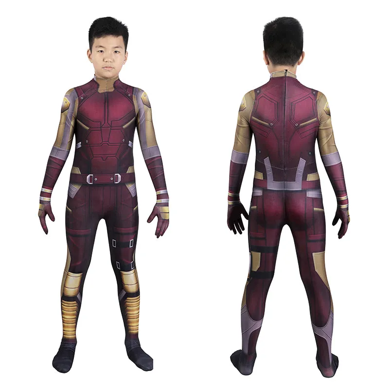 She-Hulk Daredevil Cosplay MaleMatt Murdock Costume Superhero Daredevil Kids Jumpsuit
