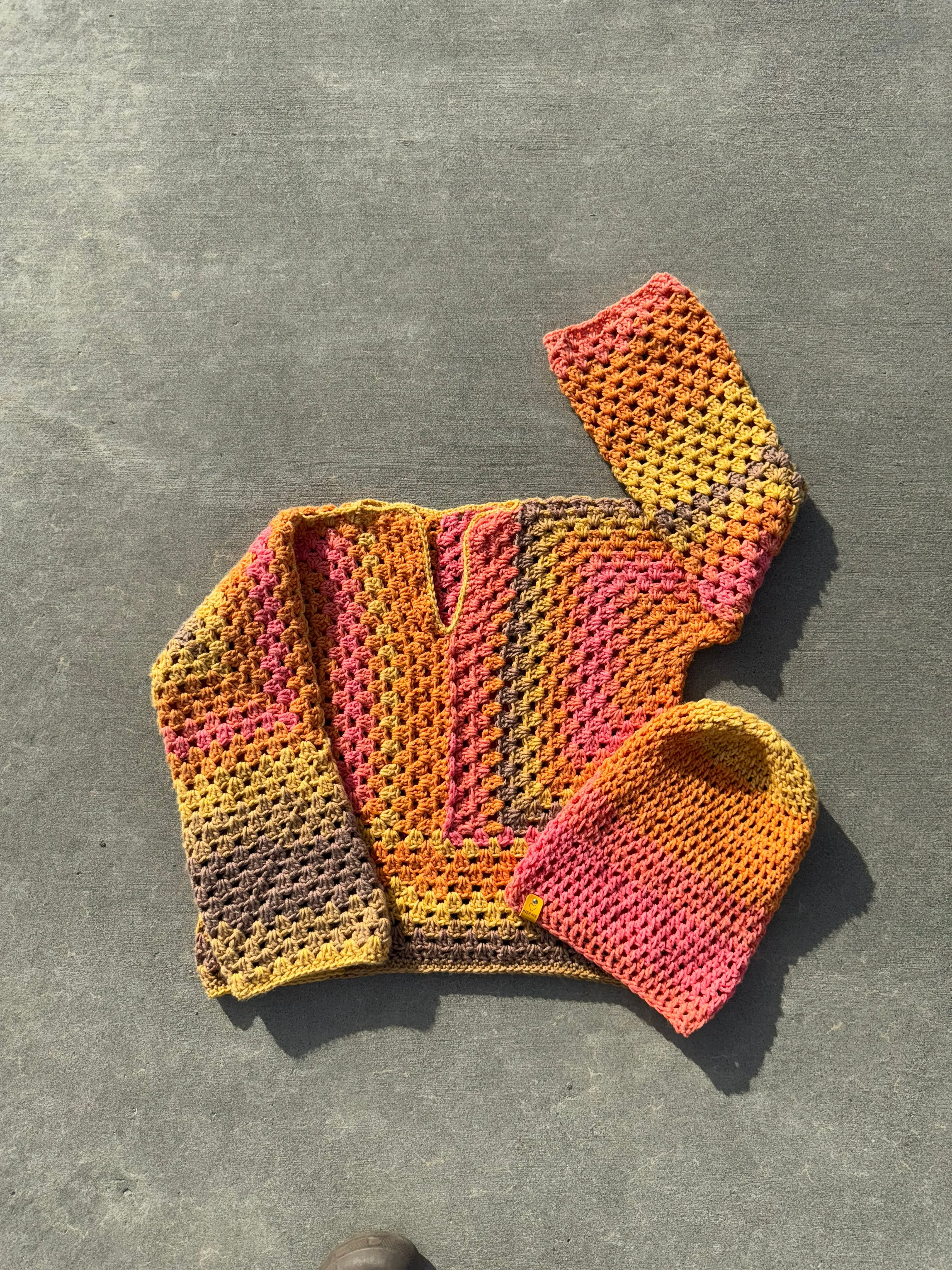 SHERBET CARDI SET