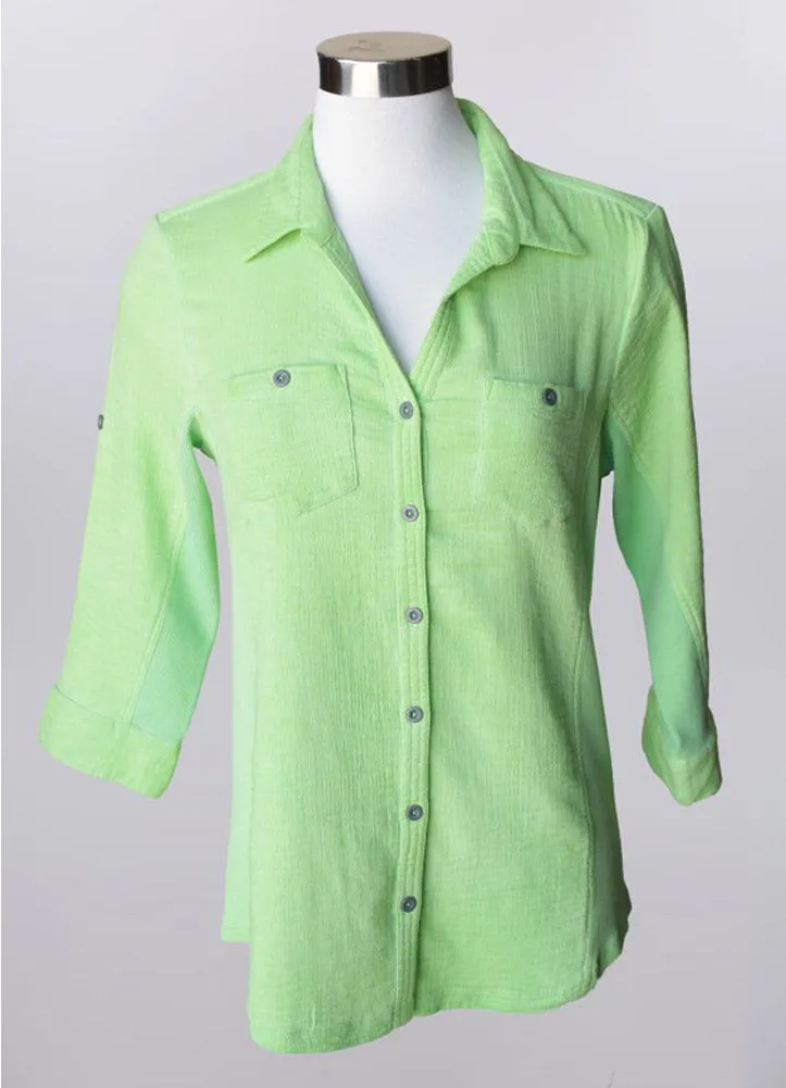 Shirt in Lime by Keren Hart