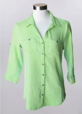 Shirt in Lime by Keren Hart