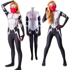 Silk Cindy Moon Cosplay Spider-Man Spider-Woman Costumes Jumpsuit Becostume