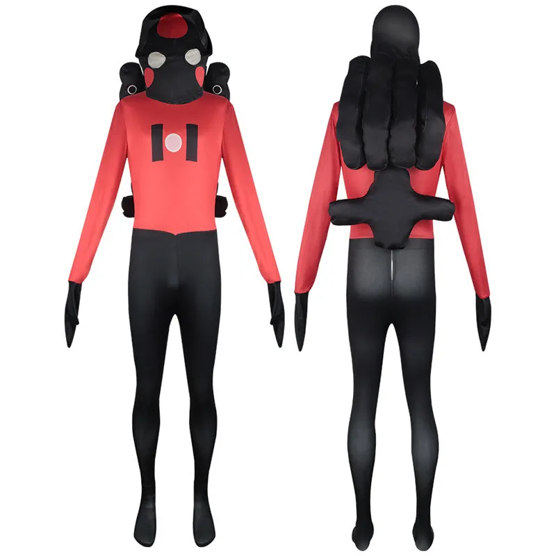 Skibidi Toilet Cosplay Costume Cameramen TV man Speakerman Jumpsuit Halloween Outfits BEcostume