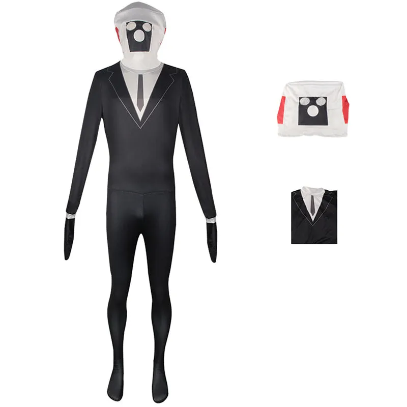Skibidi Toilet Cosplay Costume Cameramen TV man Speakerman Jumpsuit Halloween Outfits BEcostume