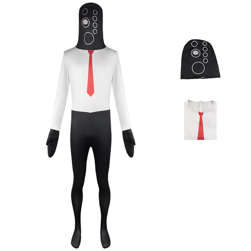 Skibidi Toilet Cosplay Costume Cameramen TV man Speakerman Jumpsuit Halloween Outfits BEcostume