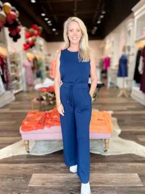 Spanx AirEssentials Jumpsuit Timeless navy