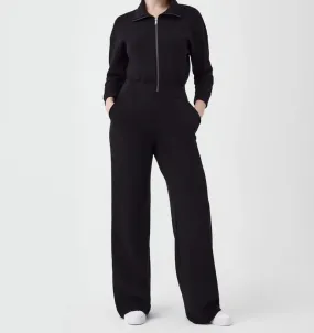 SPANX AirEssentials Long Sleeve Wide Leg Jumpsuit