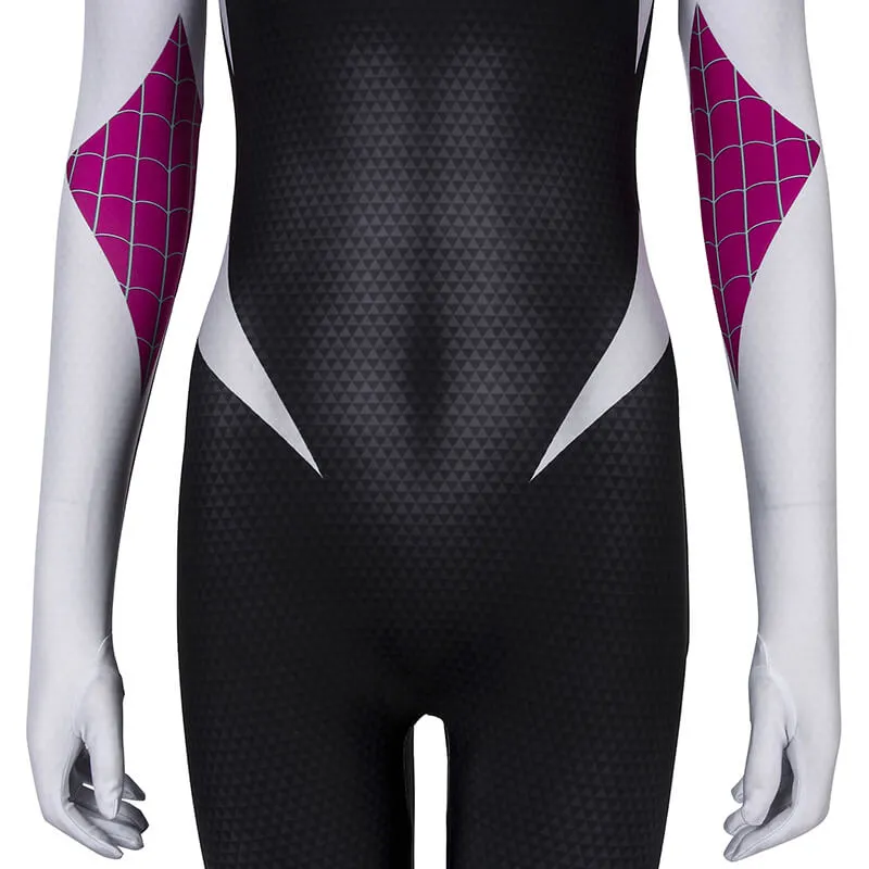 Spider-Man Into the Spider-Verse Gwen Stacy Bodysuit Cosplay Costume Becostume
