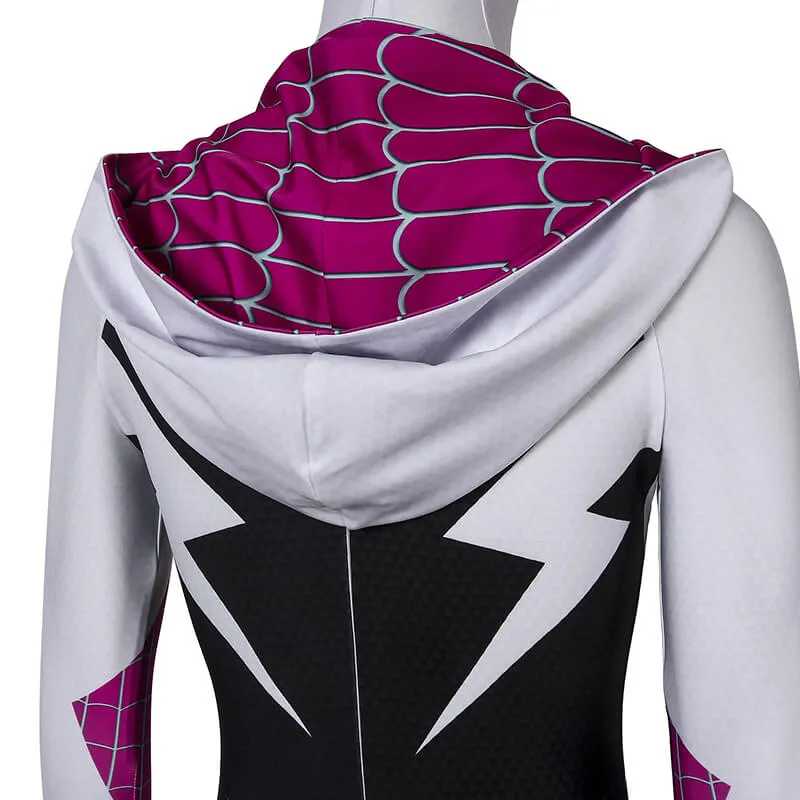 Spider-Man Into the Spider-Verse Gwen Stacy Bodysuit Cosplay Costume Becostume