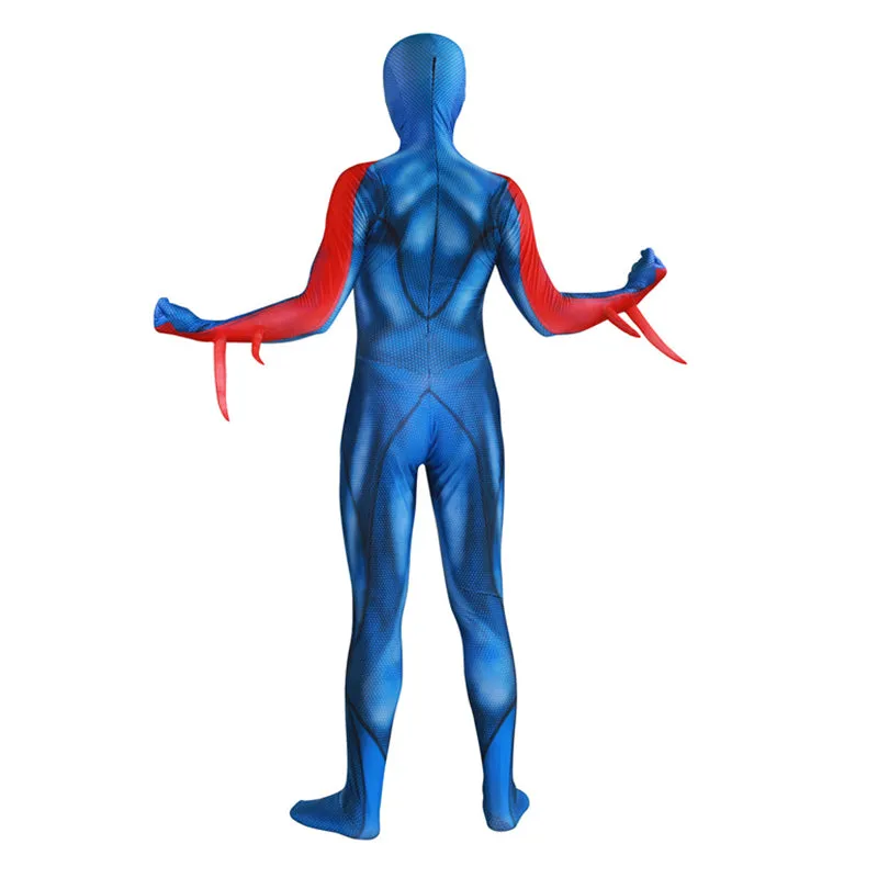 Spider-Man Jumpsuit Across the Spider-Verse 2099 Spider-Man Cosplay Costume Kids Adults