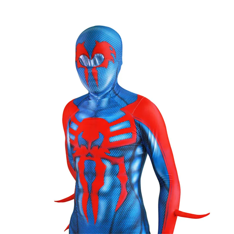 Spider-Man Jumpsuit Across the Spider-Verse 2099 Spider-Man Cosplay Costume Kids Adults