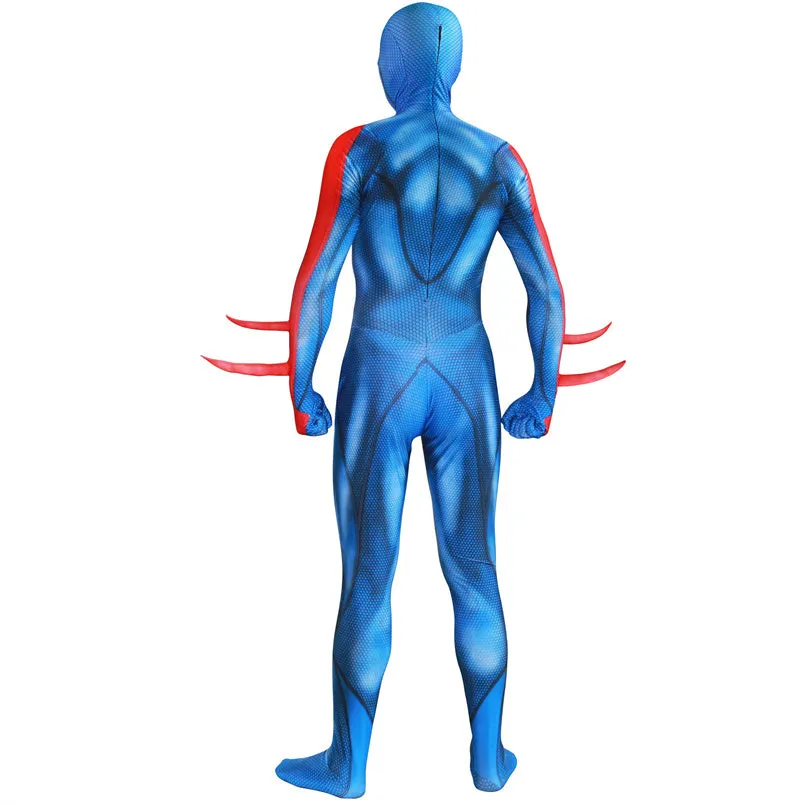 Spider-Man Jumpsuit Across the Spider-Verse 2099 Spider-Man Cosplay Costume Kids Adults