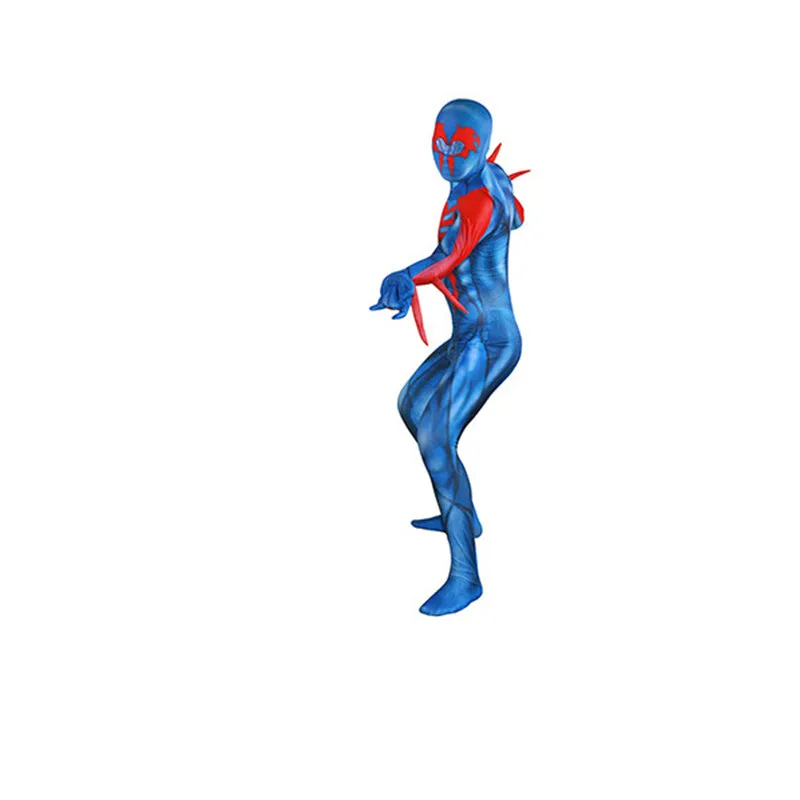 Spider-Man Jumpsuit Across the Spider-Verse 2099 Spider-Man Cosplay Costume Kids Adults