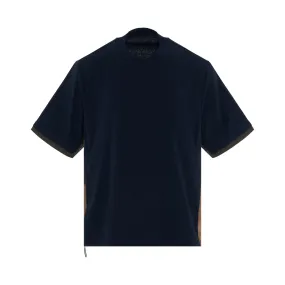 Sports Mix T-Shirt in Navy
