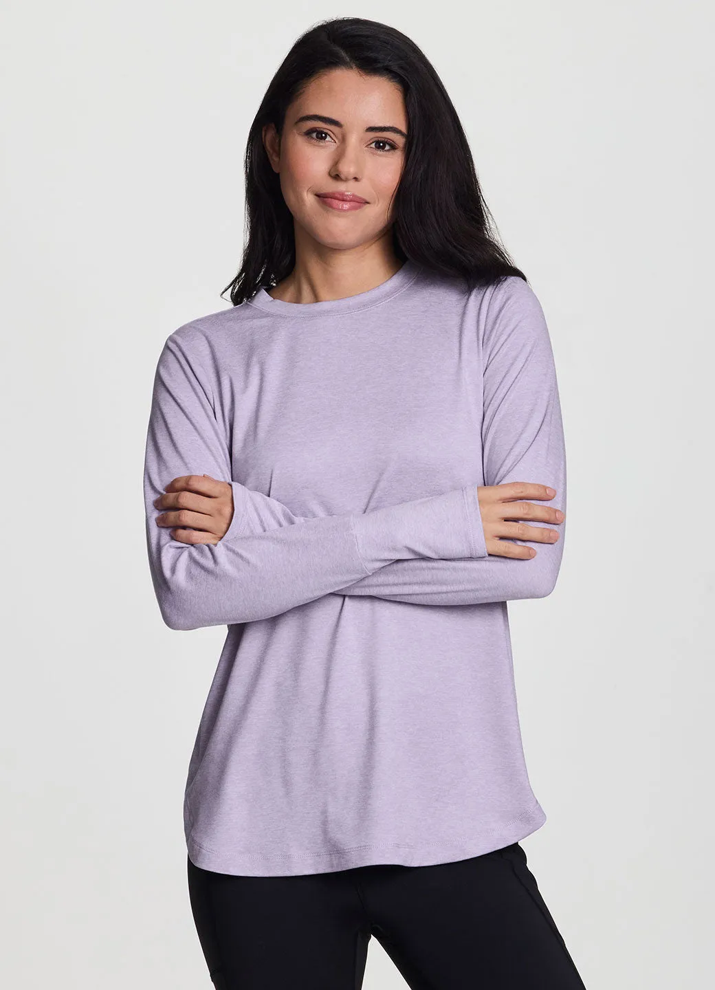 Studio Practice Long Sleeve Tunic Tee