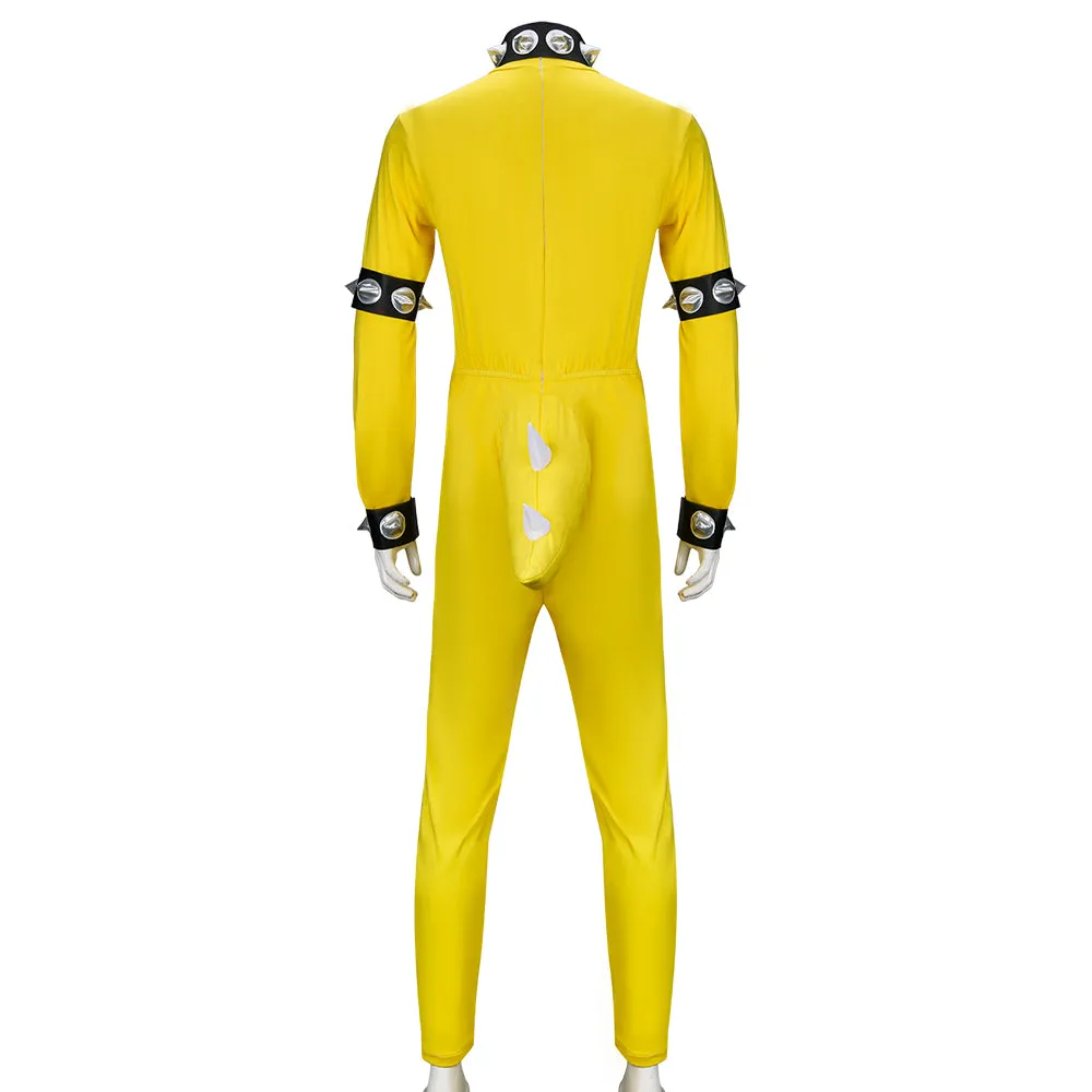 Super Mario Bowser King Koopa Cosplay Costume Jumpsuit