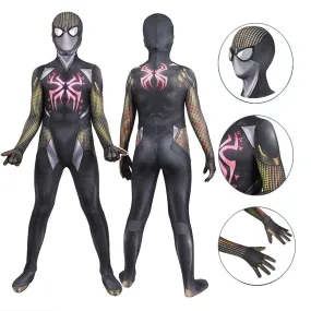 Superhero Spider-Man Cosplay Costume Game Marvel's Midnight Suns Jumpsuit For Kids