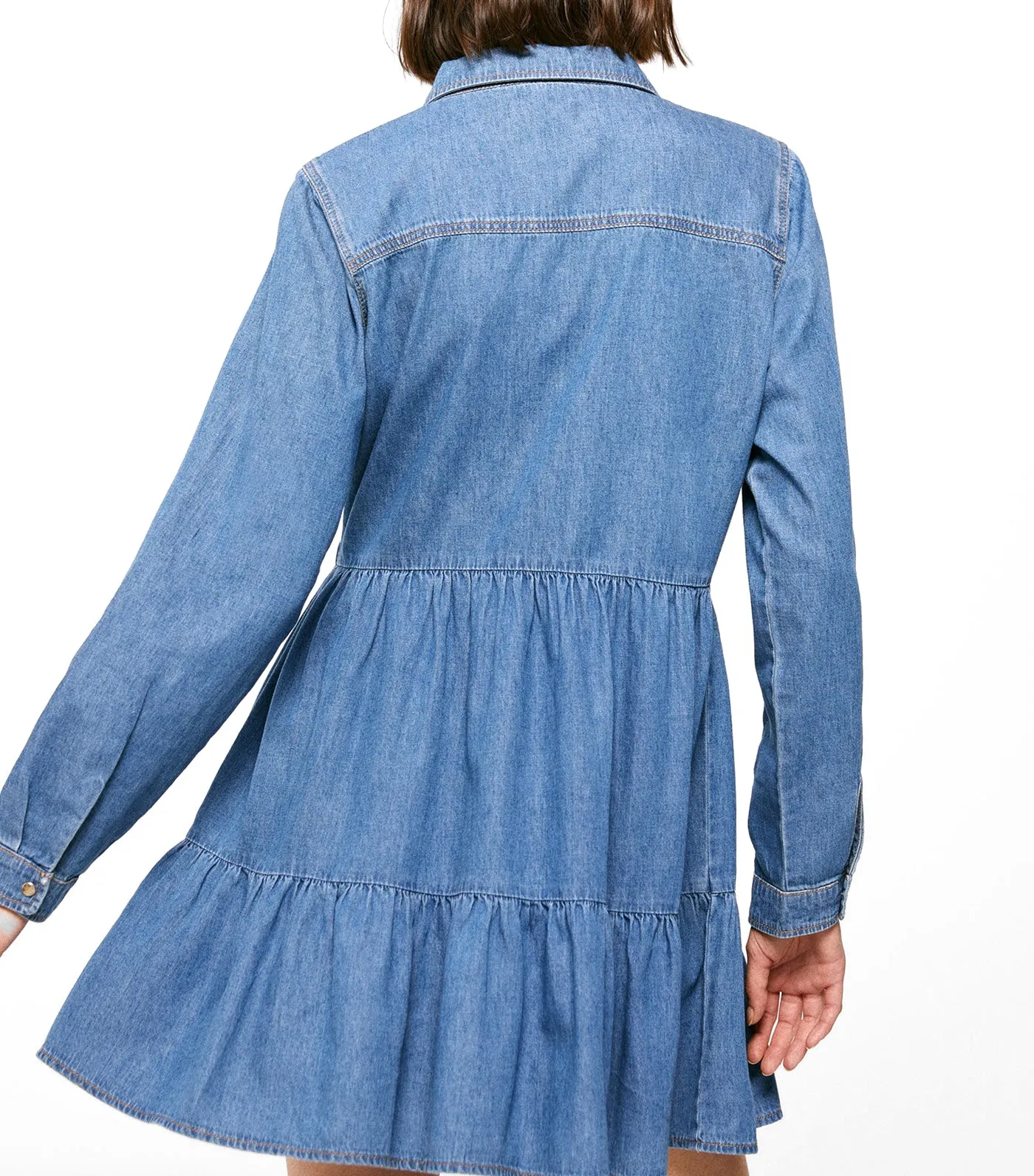 Sustainable Washed Denim Dress